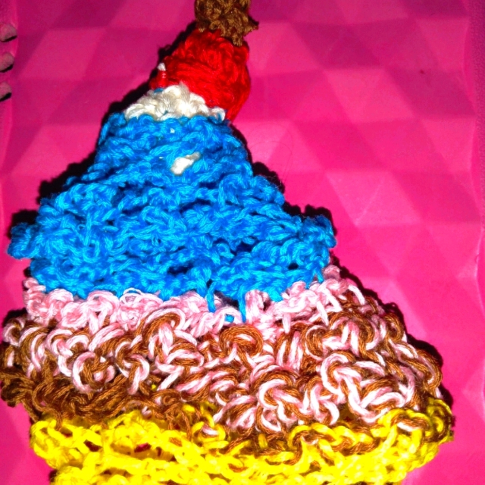 Micro Preemie baby hand crafted sunday hat